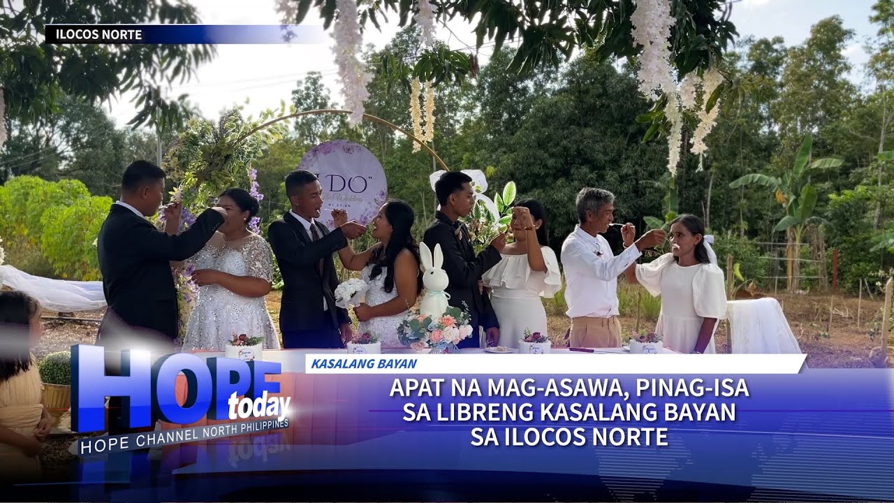 Apat na Mag-asawa, Pinagpala sa Libreng Kasalang Bayan sa Southeast Ilocos Norte