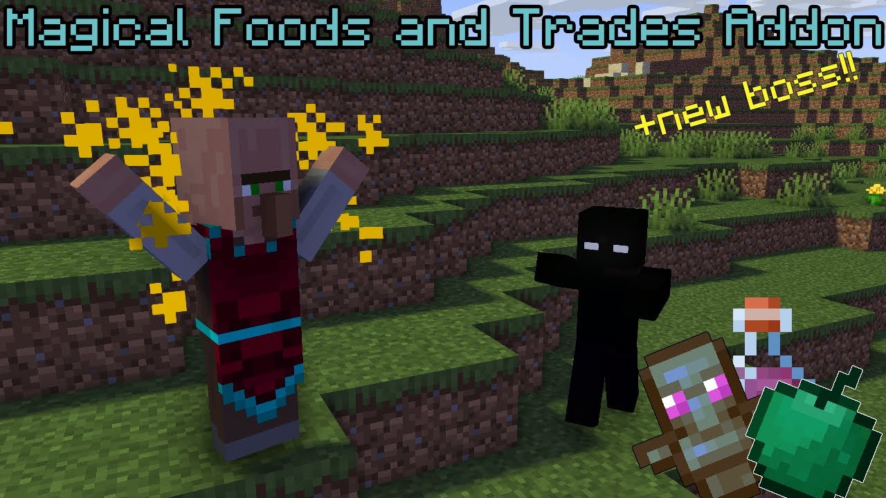 Magical Foods and Trades Addon For MCPE