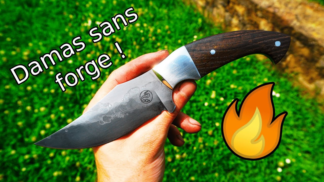 Créez un couteau en damas sans soudure à la forge !