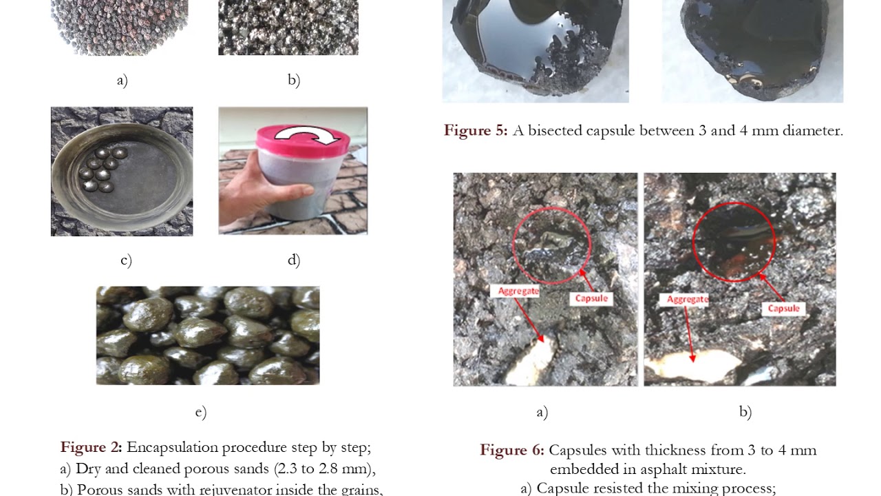 Mechanical performance of intelligent asphalt mixture utilizing rejuvenator encapsulated method