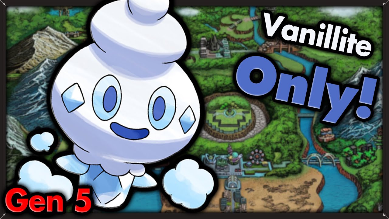 Can I Beat Pokemon Black with ONLY Vanillite? 🔴 Pokemon Challenges