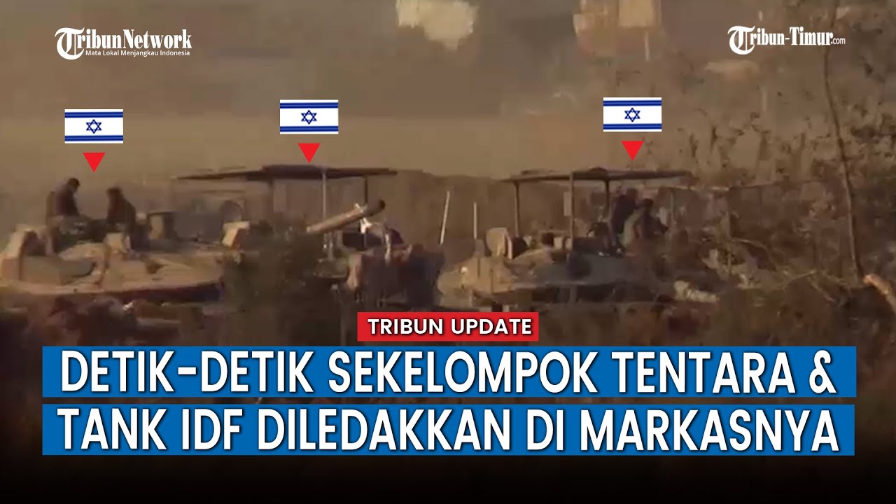 FULL, Gunakan RPG-7 & Roket F-7 Buatan Korea Utara, Brigade Al-Qassam Bombardir Tank & Tentara IDF