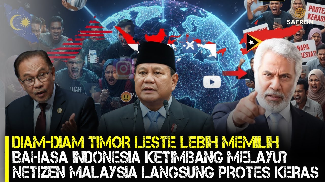 Netizen Malaysia Protes Timor-Leste Lebih Memilih Bahasa Indonesia daripada Bahasa Melayu