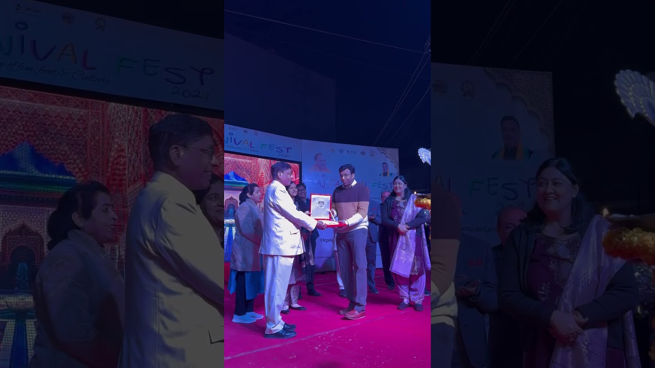The first day of the Taj Carnival Fest 2024 began with a grand inauguration at Sadar Bazaar, Agra