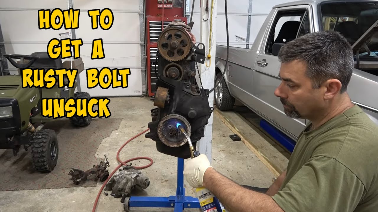 Ржавые, застрявшие гайки или болты? Сделайте это!