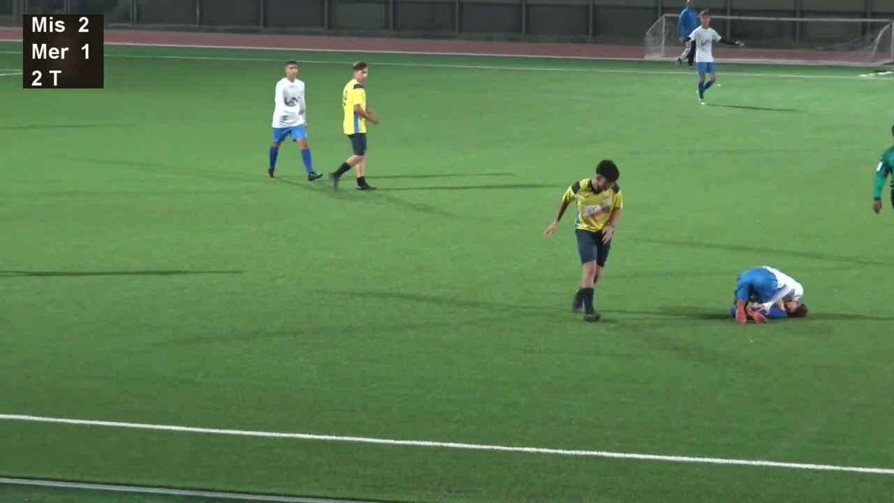 UNDER 17 SICILIA GIRONE D, GIORNATA 6 STAG.22-23.MISTERBIANCO-LA MERIDIANA 3-3 highlights (30/10/22)