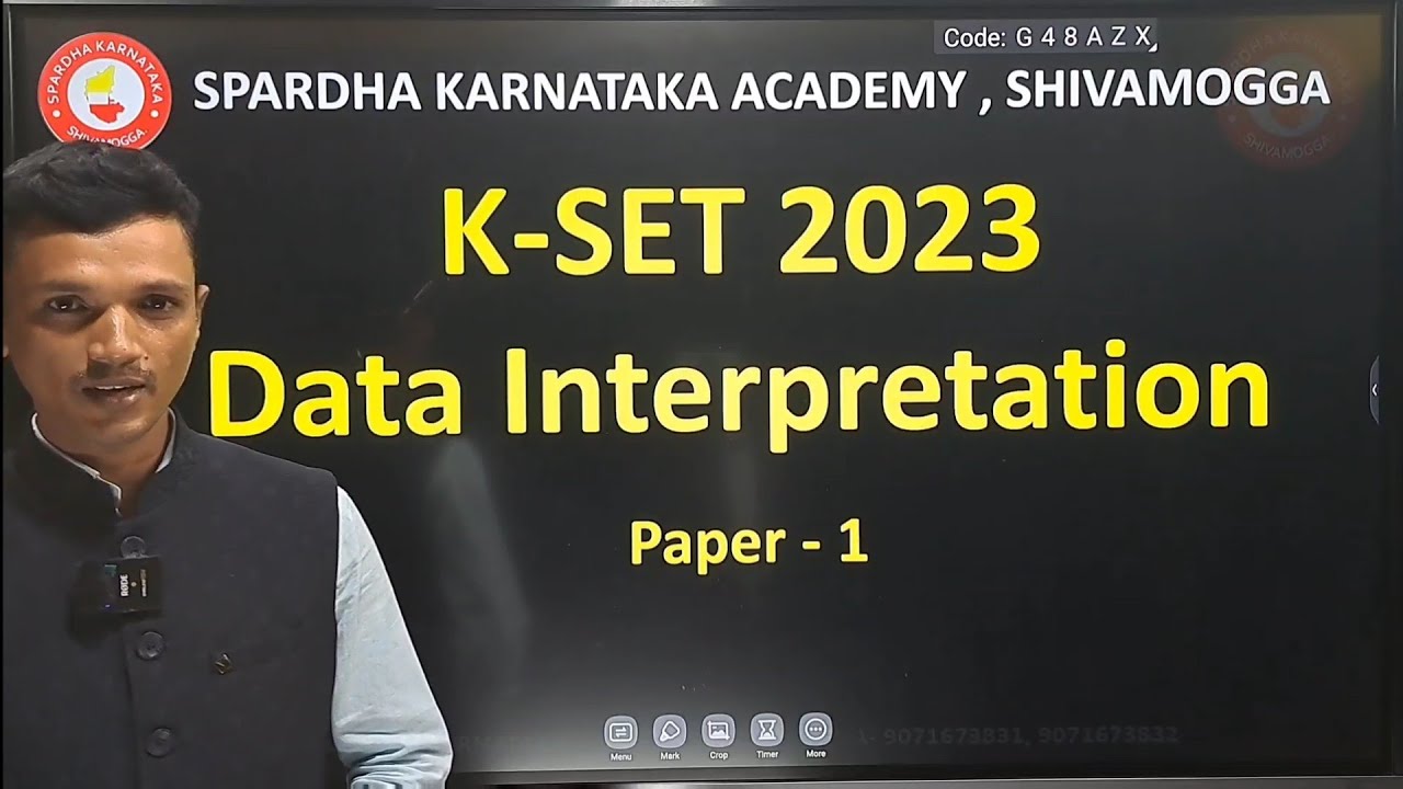 KSET,NET -2023|Data Interpretation|ದತ್ತಾಂಶ ವಿಂಗಡಣೆ & ವಿಶ್ಲೇಷಣೆ|Mallikarjun AH Dvg@SPARDHA KARNATAKA
