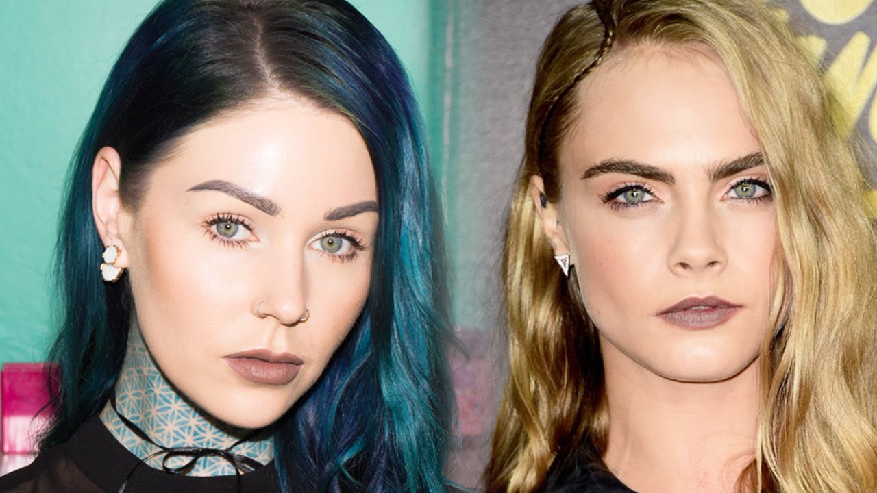 Cara Delevingne Drugstore Makeup Tutorial | MTV Movie Awards 2016  | KristenLeanneStyle