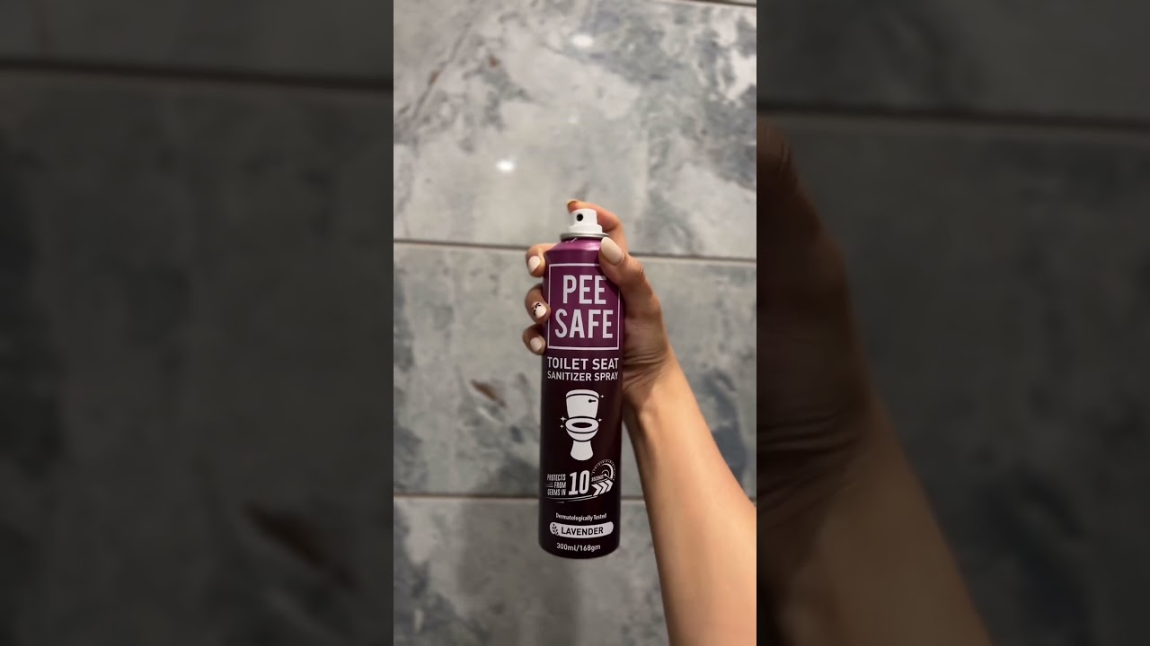 How To Use Pee Safe Toilet Seat Sanitizer | Where To Use Toilet Seat Sanitizer Spray | Pee Safe