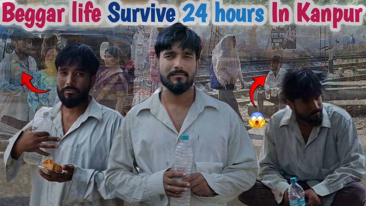 I Survived 24 Hours With No Money 😱 | Beggar Life Challenge In Kanpur Part 2 