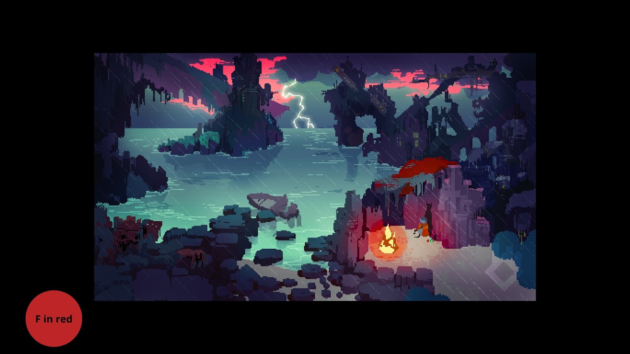 Videogames - f in red