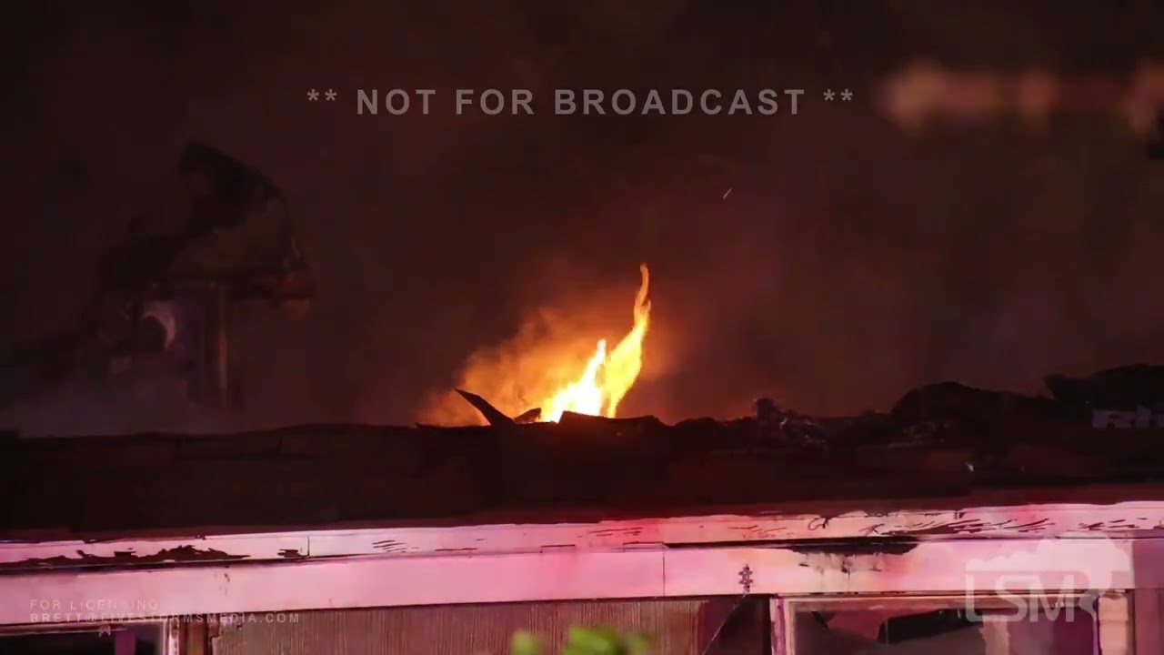 04-09-2024 Argyle, TX  - Lightning possible cause for house fire that displaced marine veteran