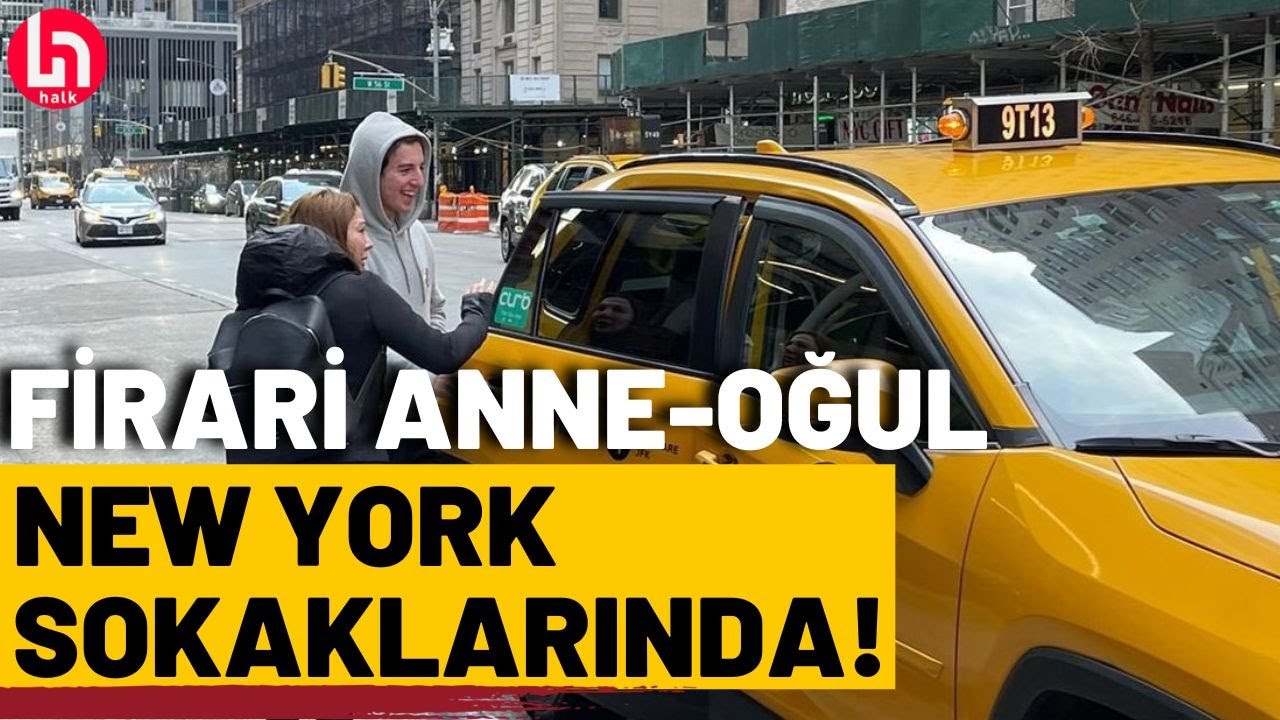 ABD'ye ka&ccedil;an Eylem Tok ve oğlu, New York sokaklarında g&ouml;r&uuml;nt&uuml;lendi!