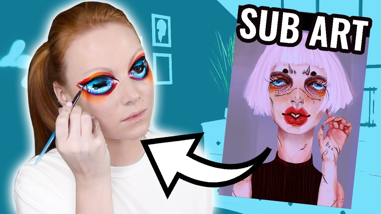 Turning Subscriber's Art into #Makeup! | #showsomecharacterproject (CC)
