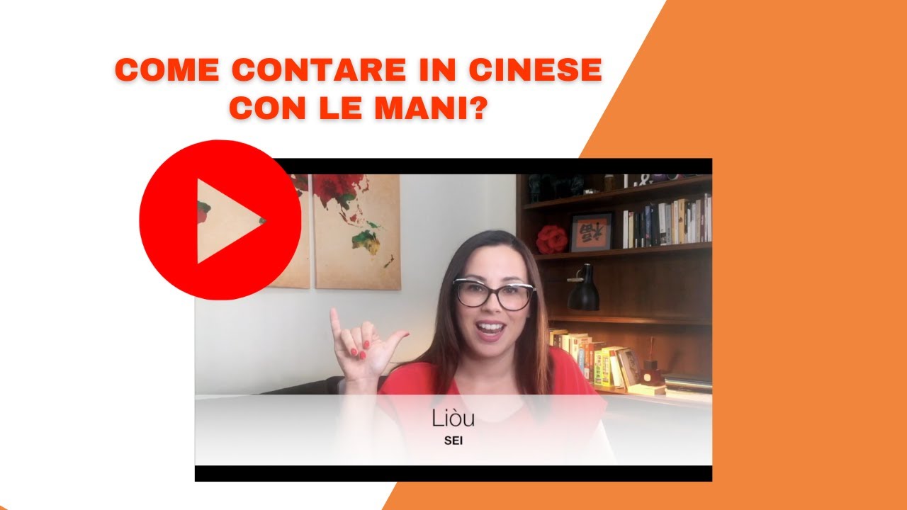 COME CONTARE IN LINGUA CINESE CON LE MANI: da 1 a 10