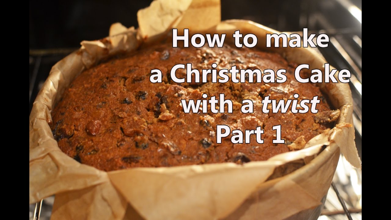 How To Make A Christmas Cake With A Twist! (part 1)