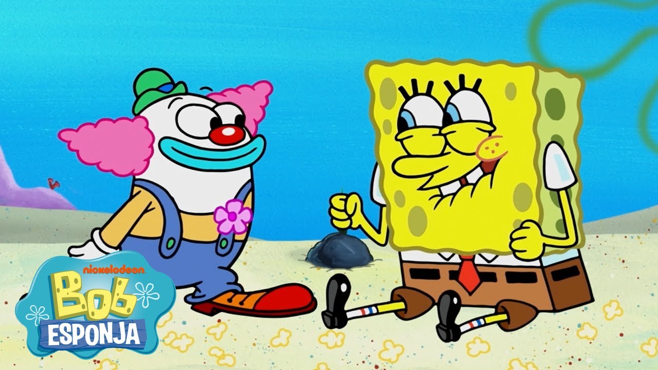 Bob Esponja | Todo Palhaço e Circo na Fenda do Biquíni! 🤡 | Bob Esponja em Português