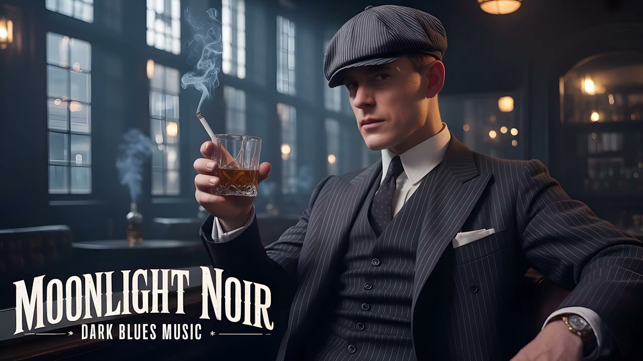 Dark Gentleman Blues for Men Who Own the Night | Boss Energy, Whiskey Nights & Peaky Blinders Style