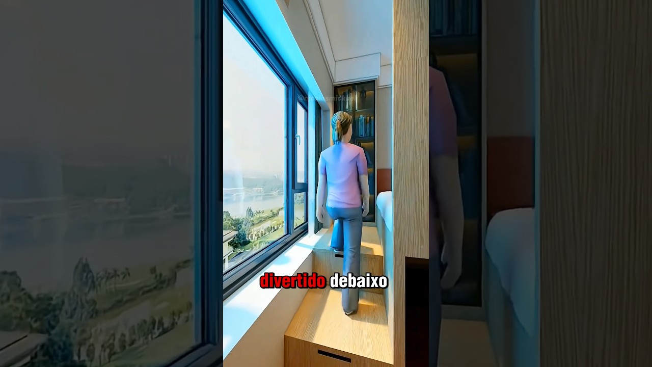 Quarto pequeno, ideia gigante. Quem disse que 7m&sup2; n&atilde;o funciona? #projeto #arquitetura #quarto