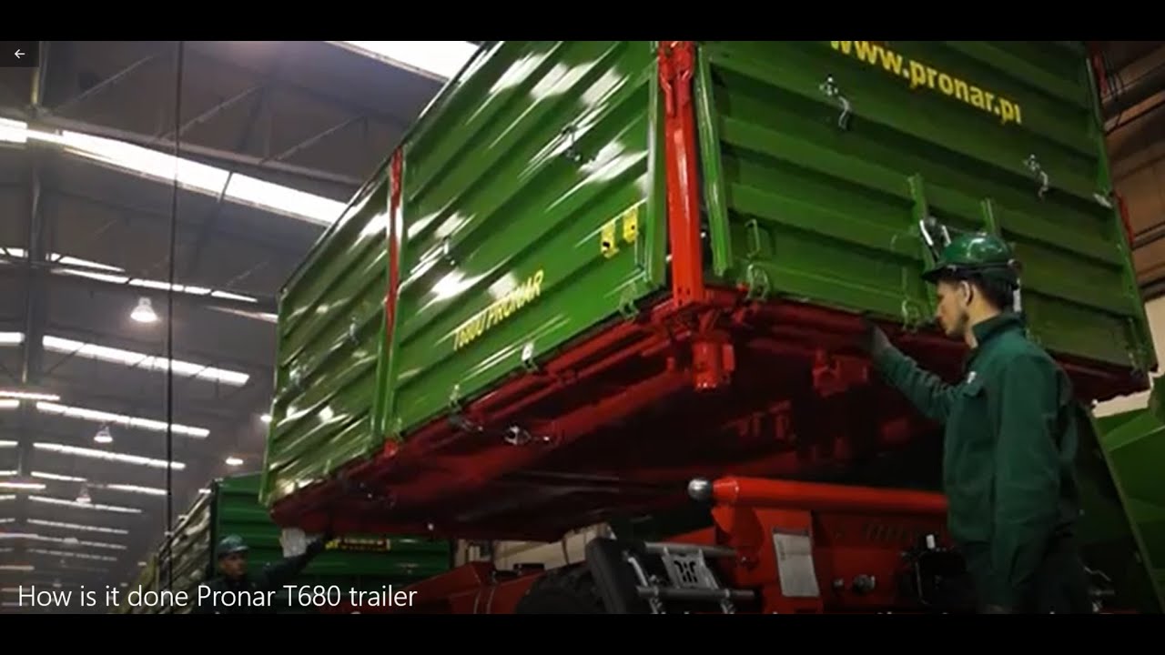 Hogyan készült? Pronar T680 a legkedveltebb pótkocsi