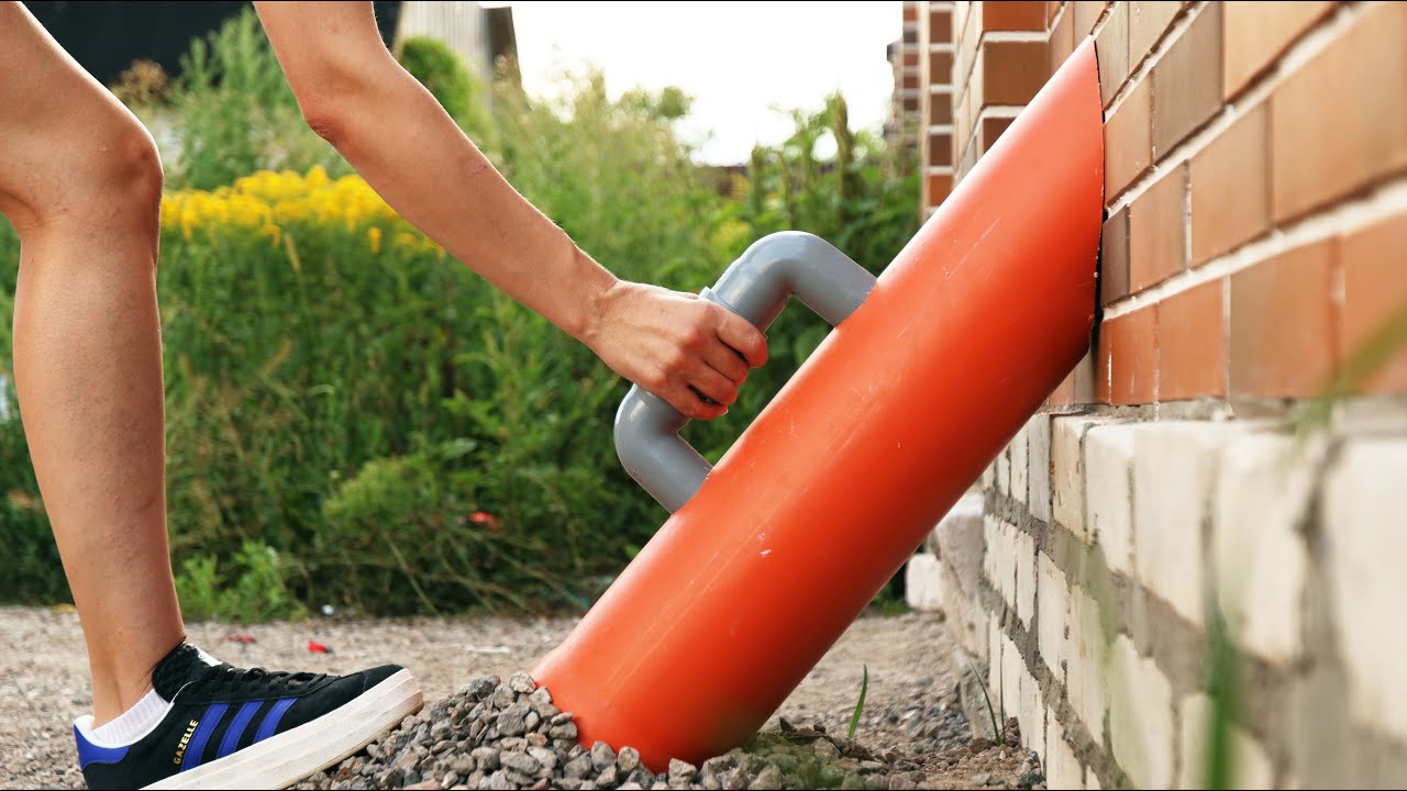 I love this plastic pipe trick!