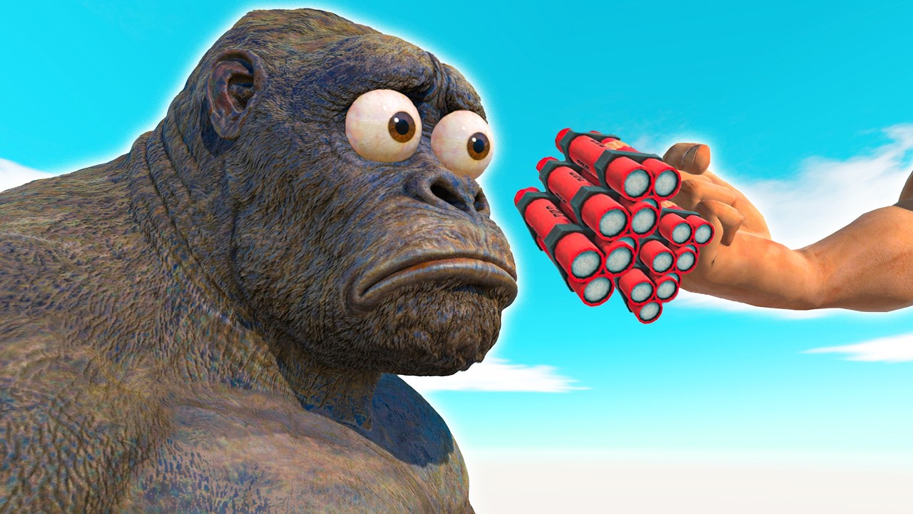 KING KONG vs Strongest TNT PUNCH - Animal Revolt Battle Simulator 2026