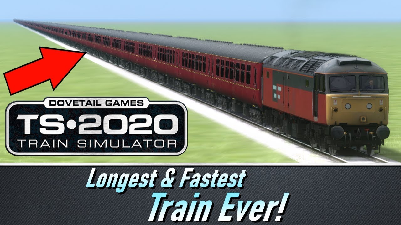 Train Simulator 2020 — самый длинный и быстрый поезд в мире!