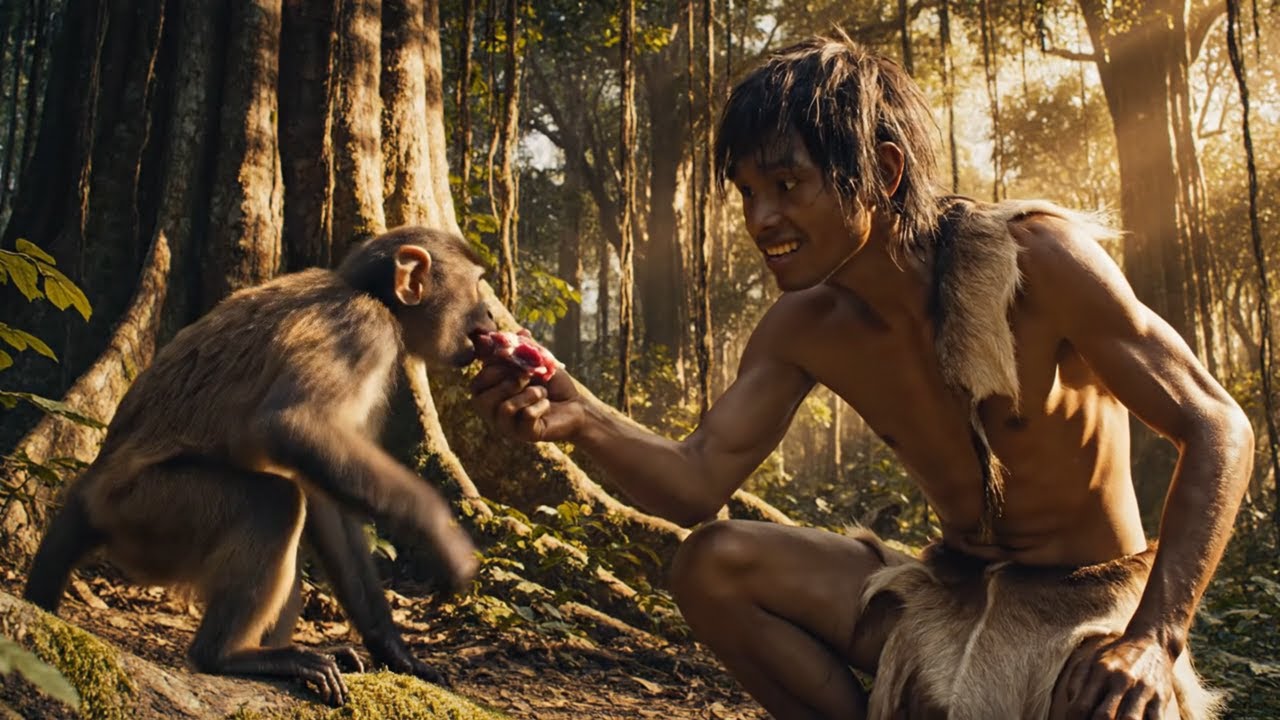 Primitive Humans 3 Million Years Ago Digging Deep Pit Traps to Hunt Massive Beasts on the Vast Plain