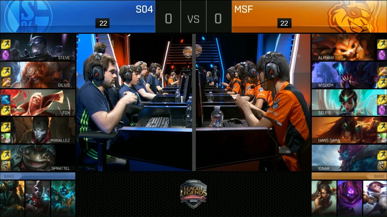 S04 vs MSF Game 1 Highlights - FC SCHALKE 04 vs MISFITS 2017 EULCS PROMOTION TOURNAMENT