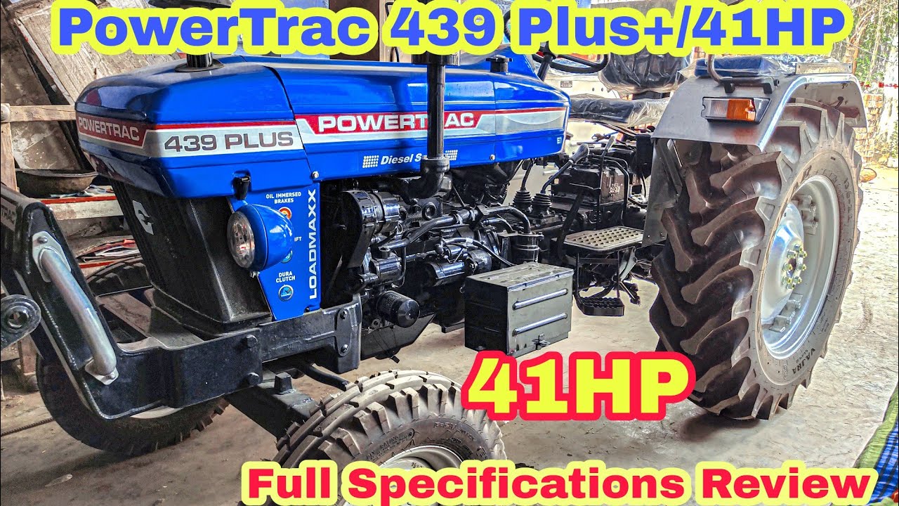 Powertrac 439 Plus|41HP|Full Review