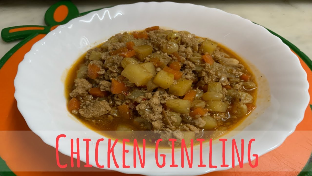 Chicken Minced Stew | Chicken Giniling