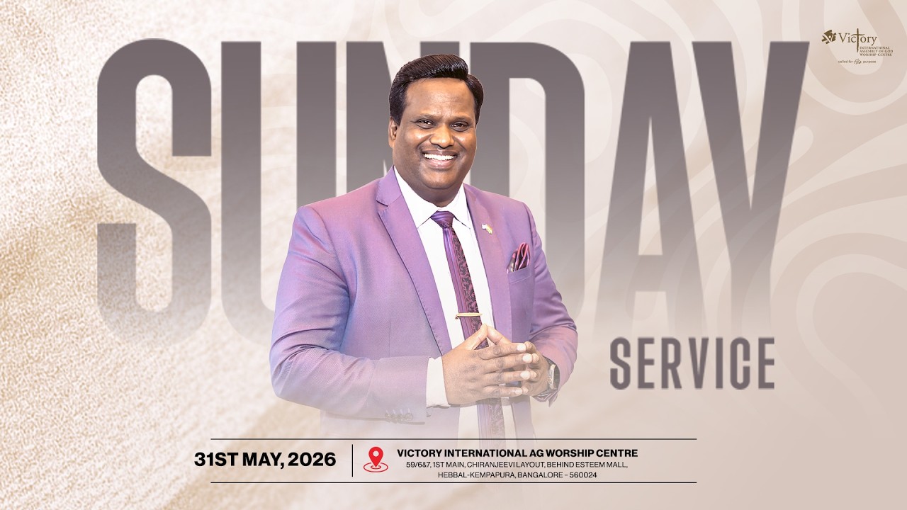 🔴 🅻🅸🆅🅴 31st May 2026 | Sunday Worship 2nd Service | Rev. Dr. Ravi Mani