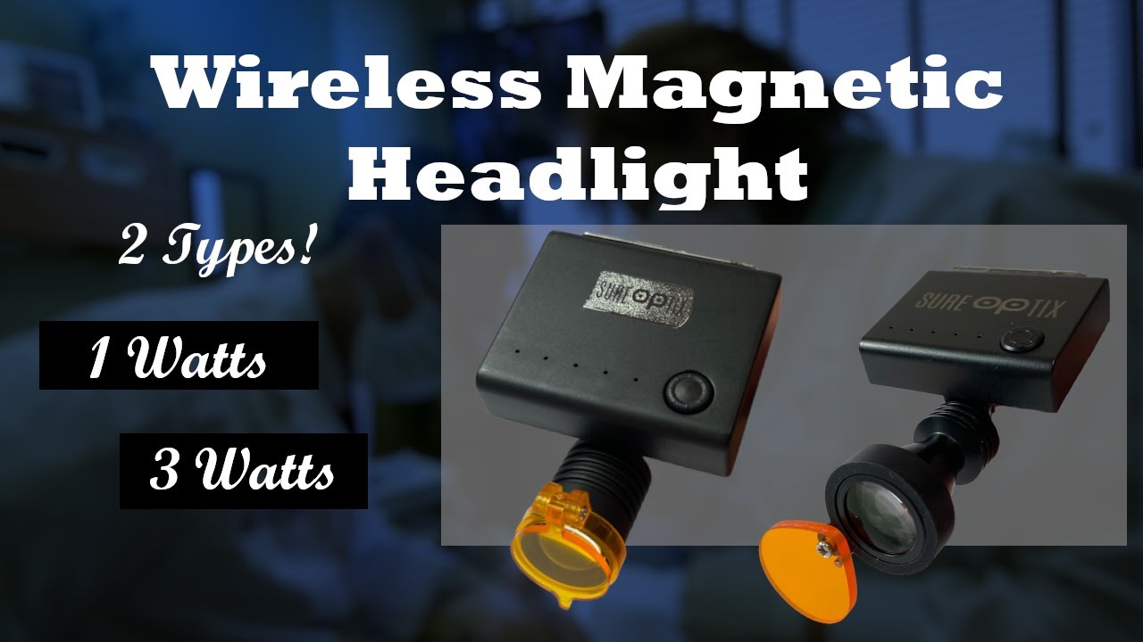 Wireless Magnetic Headlight Made For Dental Loupes