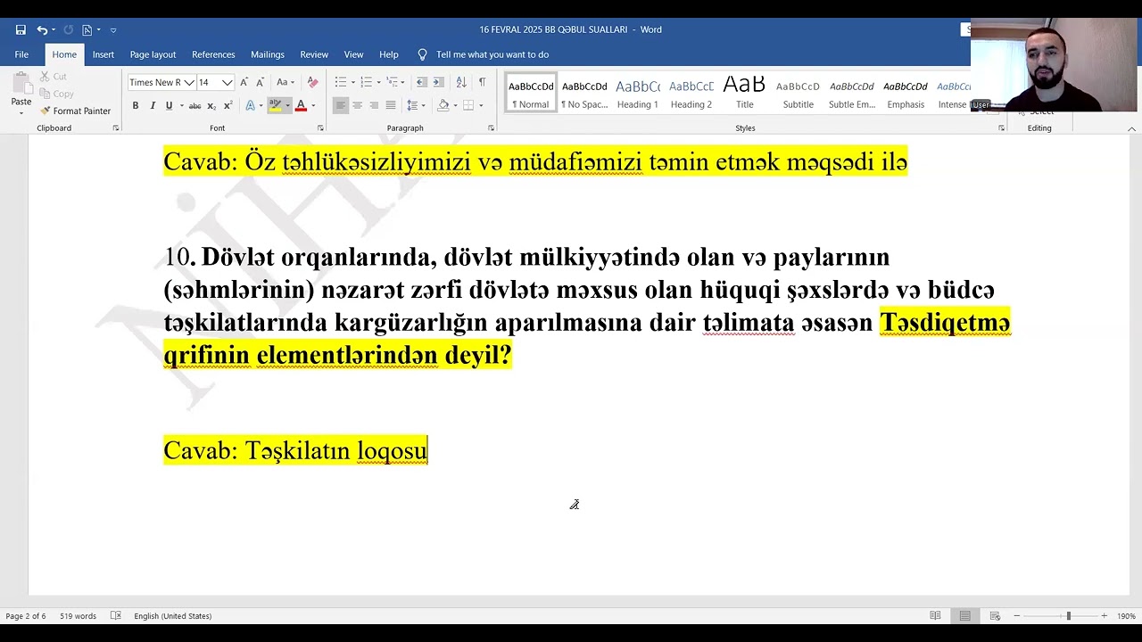 Nihad Həşimli - 16 FEVRAL 2025 QƏBUL SUALLARININ İZAHI..0509661770