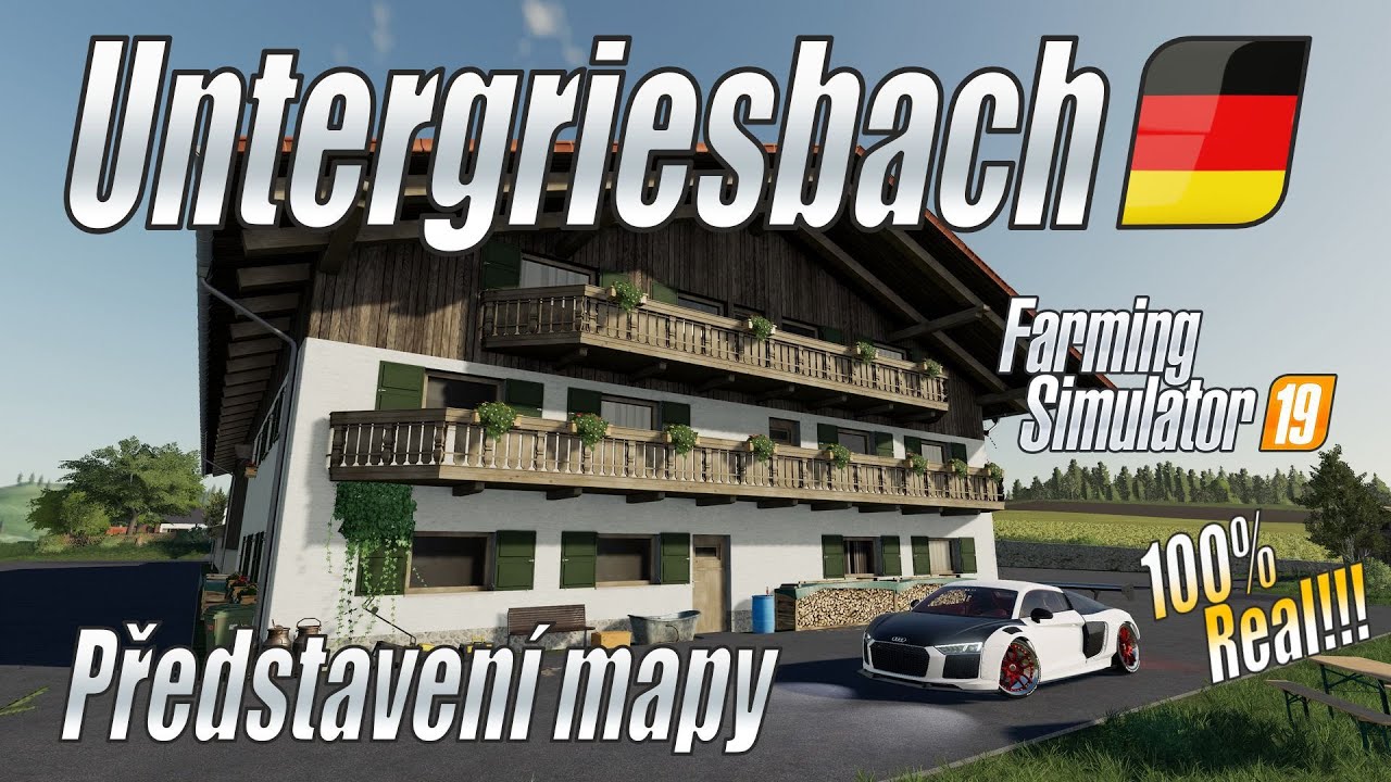 🚜 Untergriesbach - Představení mapy - Farming Simulator 19 (4K)