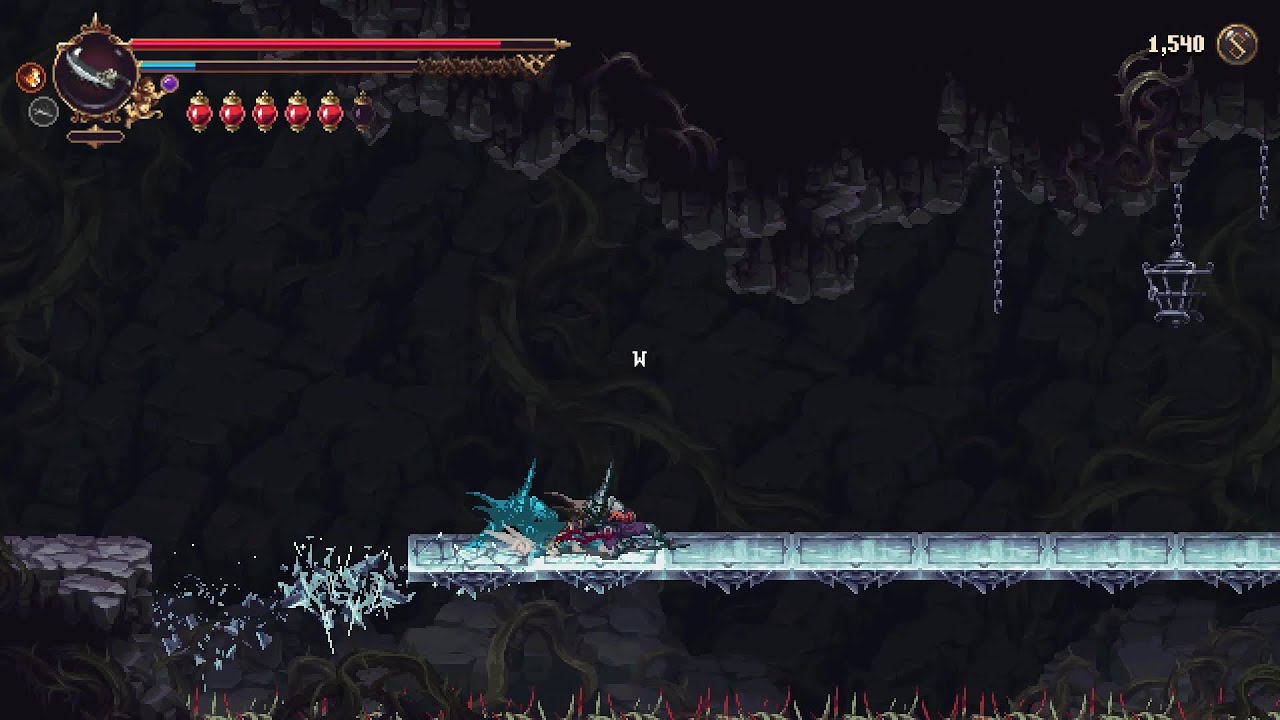 Blasphemous 2 Mea Culpa DLC: How to walk on ice platform