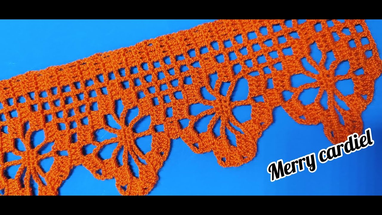 COMO TEJER PUNTILLA O BORDE A CROCHET