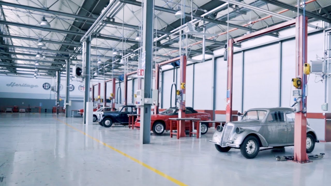A walk through the renovated Officine Classiche Workshop | FCA Heritage