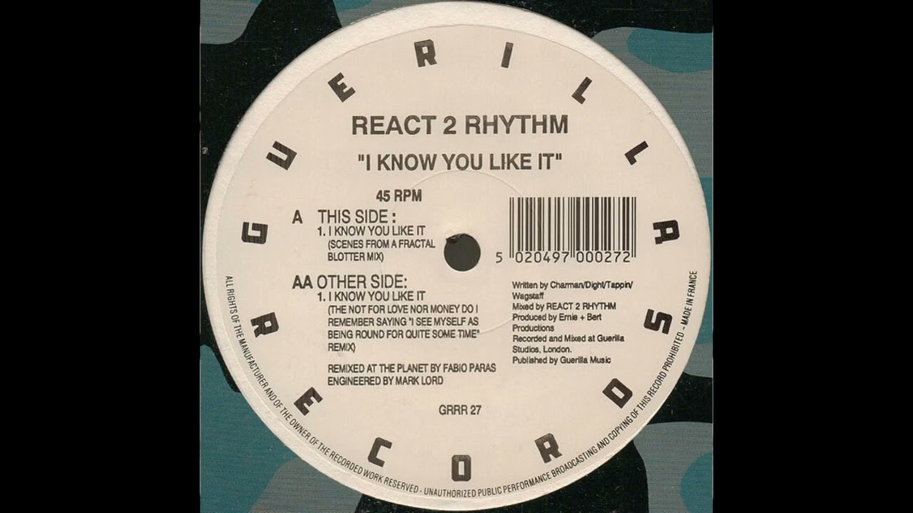 React 2 Rhythm - I Know You Like It (Fabio Paras Remix)