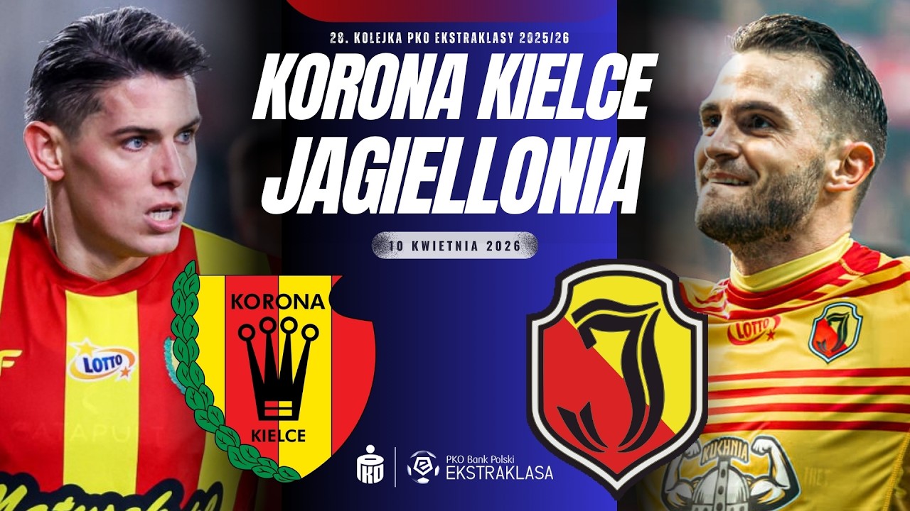 KORONA KIELCE 1-1 JAGIELLONIA BIAŁYSTOK 28. KOLEJKA EKSTRAKLASY 2025/26 | RELACJA NA ŻYWO KOMENTARZ