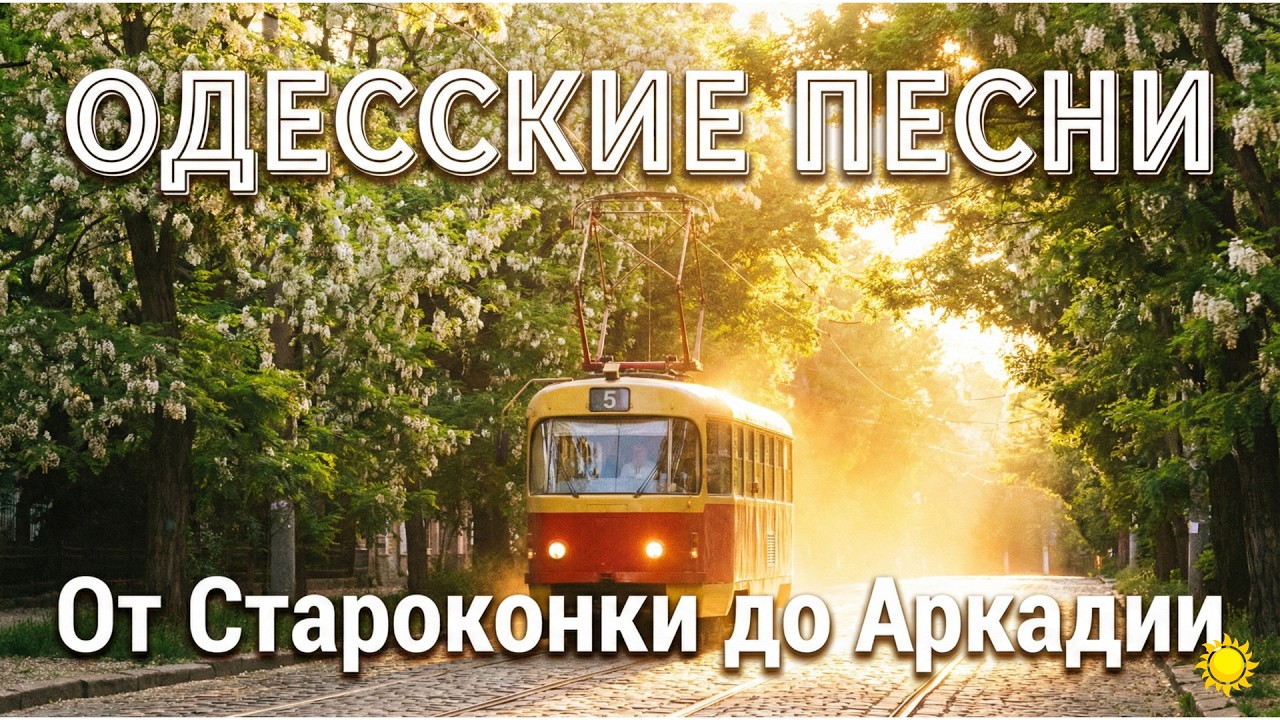От Староконки до Аркадии: Песня о Пятом трамвае ⚓️🚃. Песня за Одессу.Odessa Song