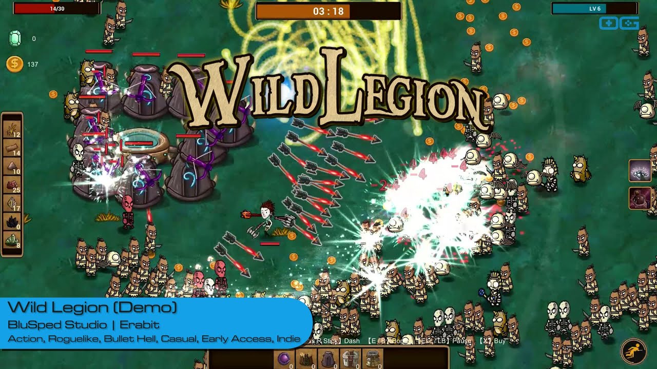 Wild Legion: Crafting, Fighting, and Rescuing Animals (Demo Gameplay)