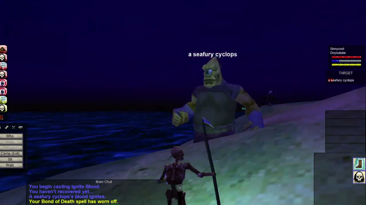 Лживый друид чертовски разгорячён! / P99 Everquest Project 1999 зелёный / DE Necro LVL55 Seafury ...