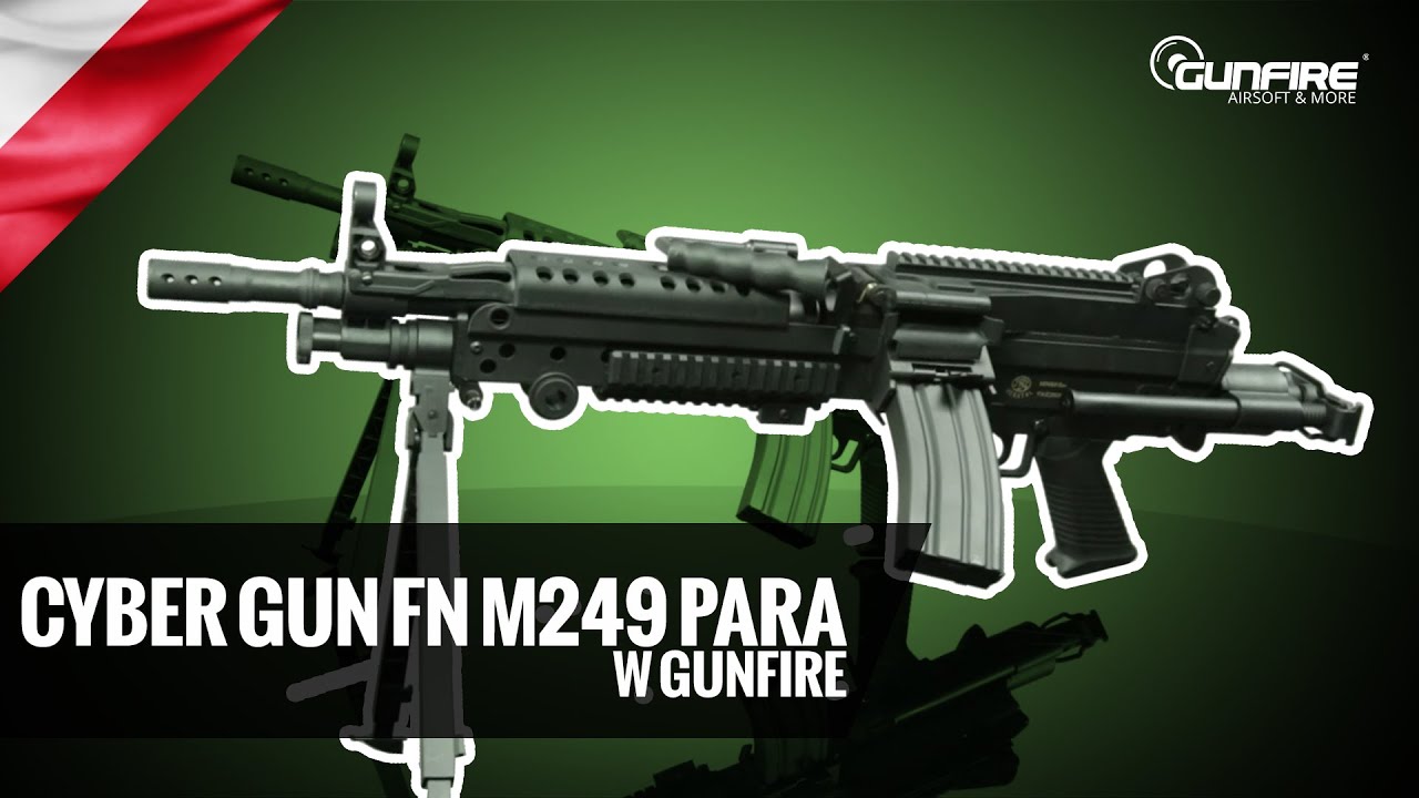 Cyber Gun FN M249 Para w Gunfire