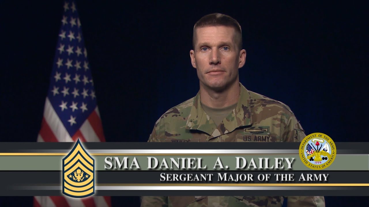 Sgt. Maj. of the Army Daniel Dailey - Online Conduct Message