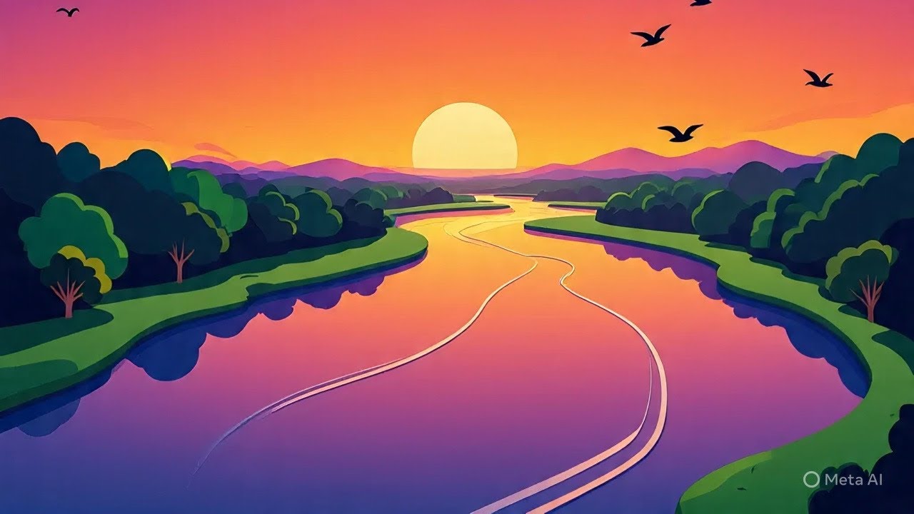 River system in 1 minute (Geo,12)