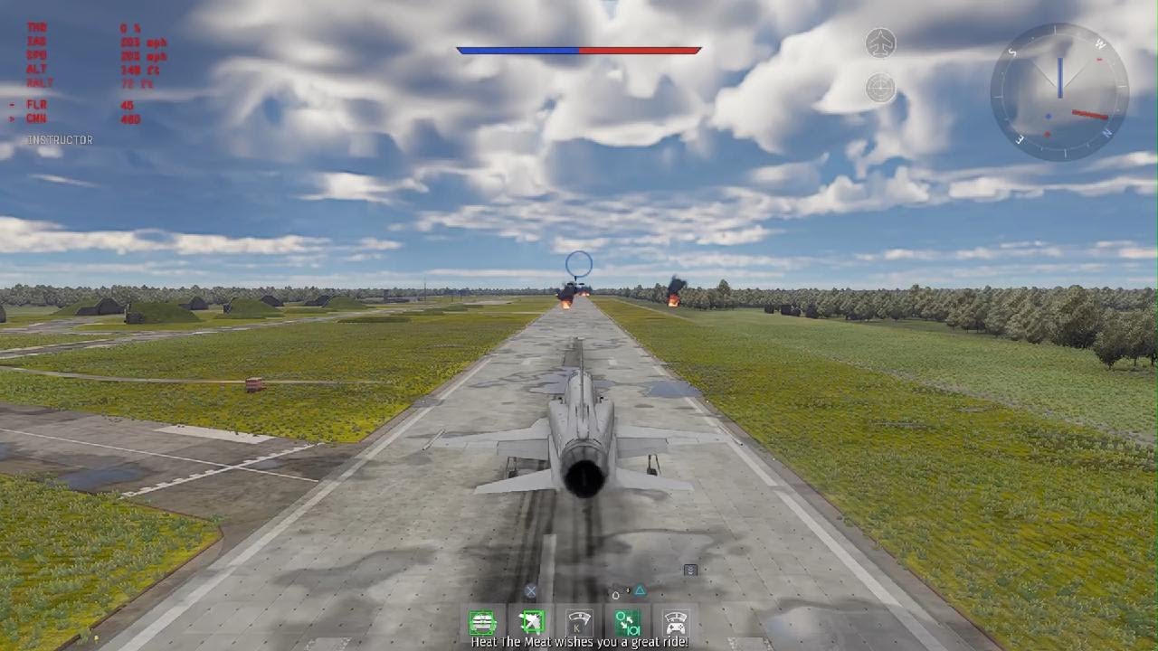 Landing on a runway as intended