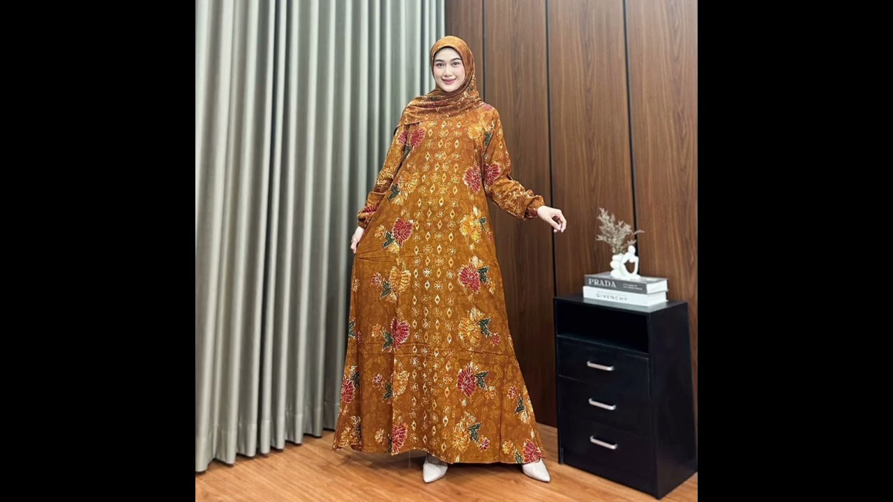 PERSIAPAN LEBARAN GAMIS SET HIJAB PREMIUM TWILL ORI BISA COD 0822 2668 2891