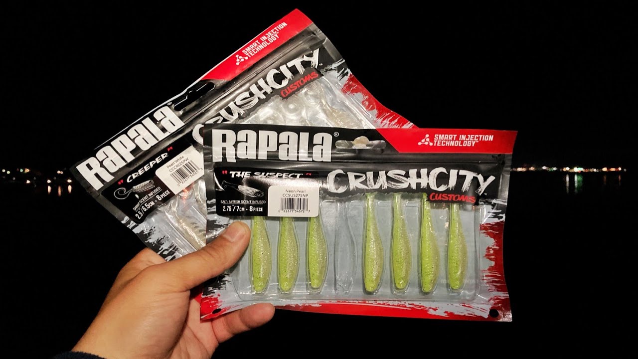 THESE NEW LURES WILL CATCH YOU FISH. RAPALA CRUSH CITY: Fishing for flathead at night. EP.59