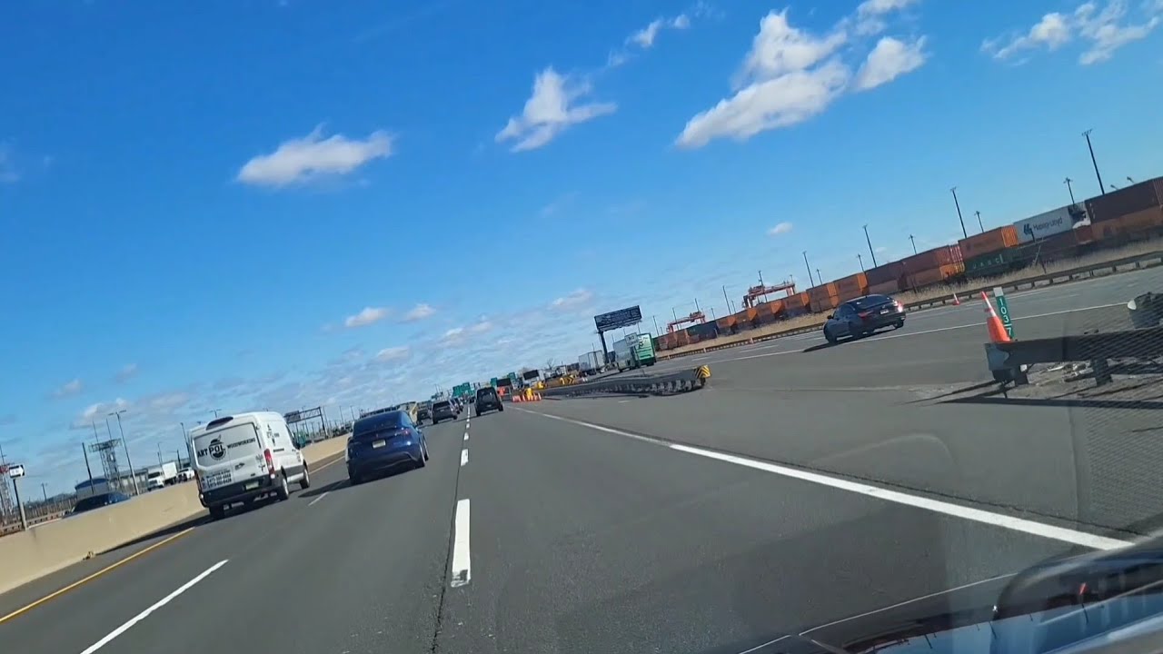 Driving New Jersey Turnpike Vlog ( Jamesburg NJ To Bayonne)
